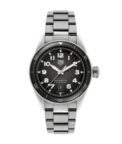 TAG Heuer Autavia Calibre 5 Stainless Steel / Black / Bracelet